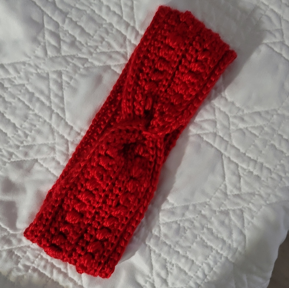 Diadema chrochet so pretty